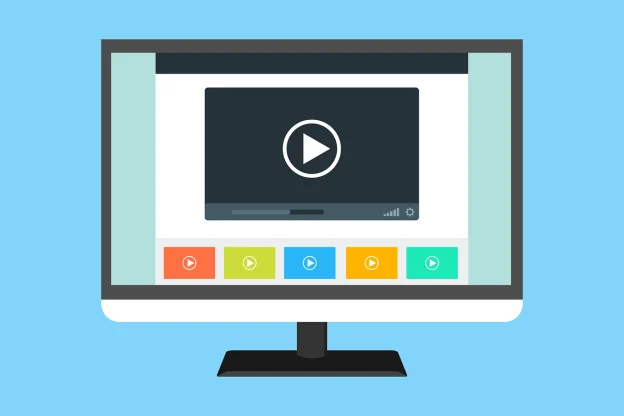 Video player on screen