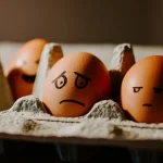 Eggs with emoji