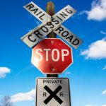 No Crossing sign