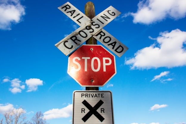 No Crossing sign