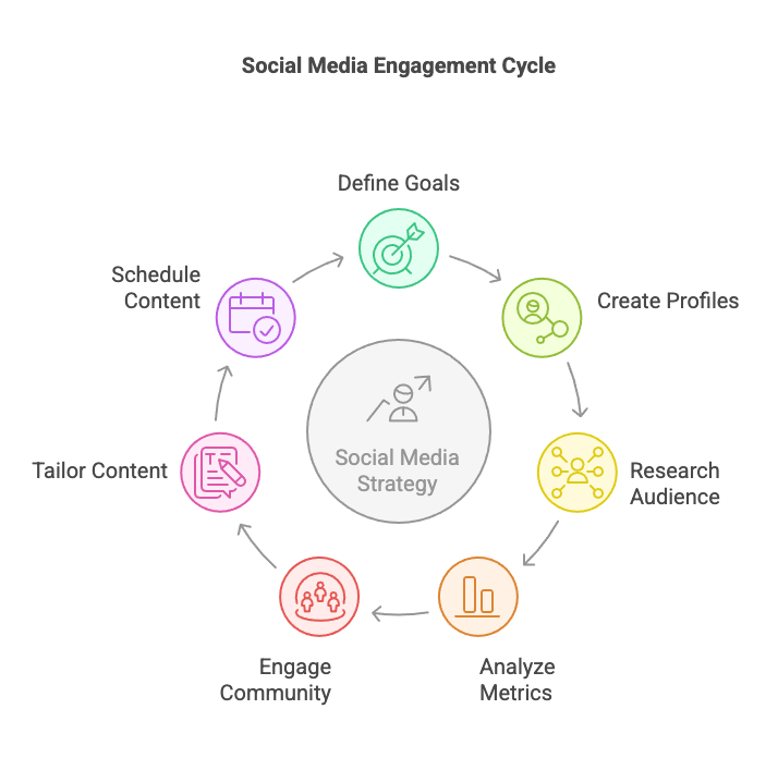 Engagement circle chart