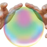Glass Ball and hands
