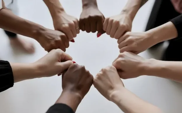 Hands Making Circle