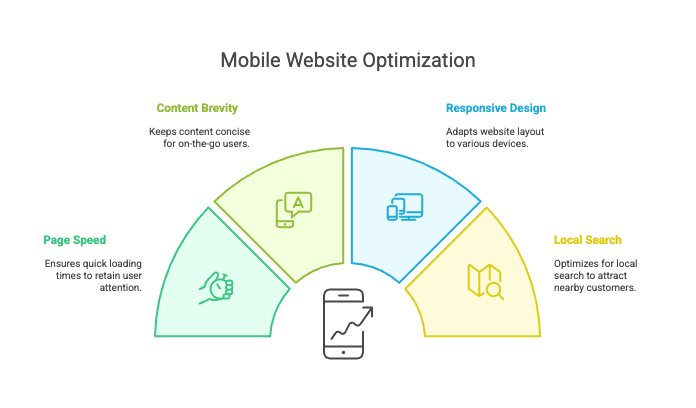 Mobile Website Optimization chart