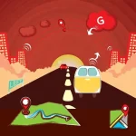 Raod Drawing with Cars
