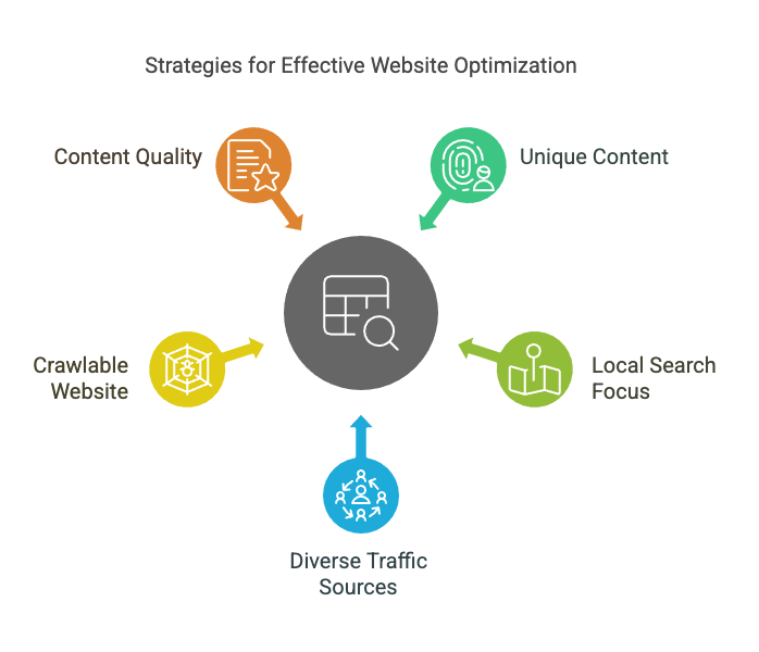 Website Optimization chart