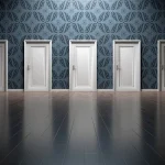7 identical doors