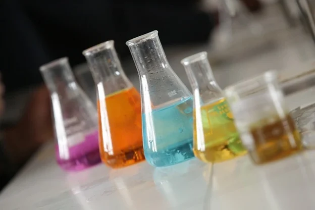 Lab test tubes