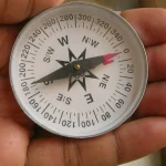 A Compass In hand